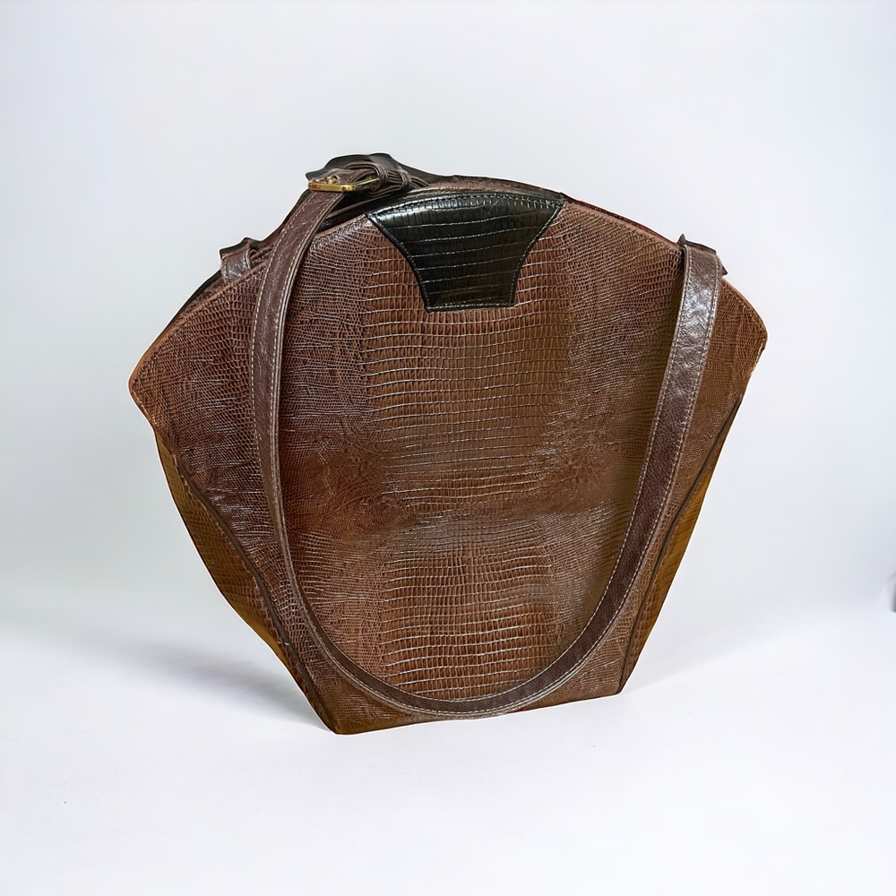 Vintage Casey Adina embossed bag purse